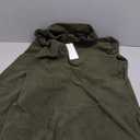 JMIERR Men's Corduroy Sweatshirt Casual Long Sleeve Stand Collar Button Pullover Sweatshirts with Pockets (3X-Large, B Jungle Green)