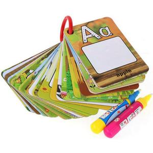 Coolplay A-Z 26 Alphabet Water Cards, Children Drawing Card for Kids Educational Toys for Travel