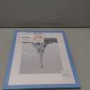 upsimples 11x14 Picture Frame, Display Pictures 8x10 with Mat or 11 x 14 Without, Wall Hanging Photo Frames, Blue, 1 Pack