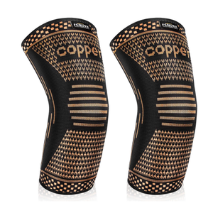 Copper Elbow Brace Compression Sleeves for Pain Relief Men Women, Arm Support Forearm Pads Braces for Tendonitis, Tennis, Golfers, Arthritis, Weight lifting