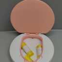 portable, foldable potty seat for toddler, Training Toilet Seat Emergency Toilet for Car, Camping, Outdoor, indoor (pink, small)