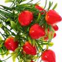 DOITOOL 10 Pcs Artificial Strawberry Stems 10.6 Inch Faux Strawberry Branches for Home Decoration Wedding Party DIY Floral Arrangements and Table Centerpieces