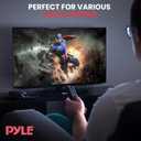 Pyle Wireless Bluetooth Home Audio Amplifier - 90W Dual Channel Mini Portable Power Stereo Sound Receiver w/ Speaker Selector, RCA, AUX, LED, 12V Adapter - For Smartphone PA, Studio Use - PFA330BT