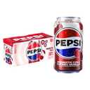 Pepsi Prebiotic Cola, Cherry Vanilla, 12 fl oz Cans (8 Pack), 30 Calories, 5g Prebiotic Fiber, 5g Sugar, Soda Pop Cola (EXP 06/08/26)
