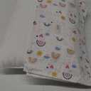 Babebay Toddler Pillow,13X18 Soft Toddler Pillows for Sleeping, Machine Washable Kids Pillow with Cotton Pillowcase, Perfect for Travel, Toddlers Cot (Sunny Rainbow)