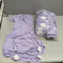 Folding Chair Covers for Party - 12pcs, Lavender Universal Spandex Fitted Chair Covers for Wedding, Banquet, Conference