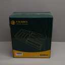 9 IN 1 Bamboo Foil and Plastic Wrap Organizer for Kitchen Drawer, Plastic Bag Organizer Organization and Storage, Food Storage Bag Organizer with Labels for Quart Gallon Snack Sandwich Bag (Natural)