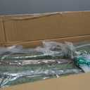 Parsons Dining Chairs Set of 2  Upholstered Nailhead Dining Room Kitchen Side Chair with Thick Cushions and Wood Legs, Green