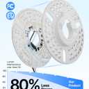 5" LED Ceiling Fan Light Kit Replacement, 18W Universal Retrofit Light for Flush Mount Fans, 3-Color Adjustable, Farmhouse Style, Energy Efficient, Easy DIY Installation for Old Lighting Fixtures