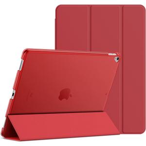 JETech Case for iPad Pro 12.9 Inch (1st and 2nd Generation, 2015 and 2017 Model), Auto Wake/Sleep (Red)