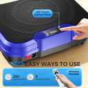 Vibration Plate Exercise Machine,Vibration Plate for Lymphatic Drainage Power Vibration Plate Machine Support 450 Lbs 250 Adjustable Speeds,Vibrating Plate Shake Plate Weight Loss