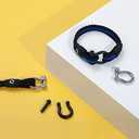 Paracord Bracelet for Men - Twisted Rope Bracelets for Men, Handmade Mens Bracelets Jewelry, Boyfriend Gifts Birthday, Pulseras Para Hombres, Men's Bracelet Gifts for Son (8, RoyalBlue)