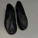 Bloch Dance Jazz Women Shoes Super Jazz Leather with Strong Elastic Slip On, High Durability, Neoprene stretch satin, Rubber Split Sole Leather, Dancing Shoe (4, Black)