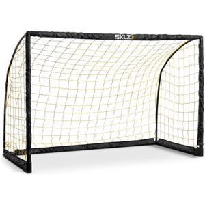 SKLZ Youth Striker Goal – 6x4 Soccer Goal for Kids, Foldable & Portable, Weather-Resistant, Pre-Assembled Net, Quick Setup, Backyard Soccer Goal for Shooting Practice and Skill Development