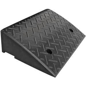 Electriduct 5.2" Heavy Duty Rubber Curb Ramp 20,000 lbs Weight Capacity (10 Tons)