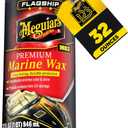 Meguiar's M6332 Flagship Premium Marine Wax, Easy to Use Boat Polish and Wax, Remove Scratches, Swirls, and Oxidation While Leaving Lasting Protection, 32 Oz Bottle