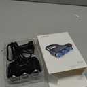 YANTU Cigarette Lighter Adapter & Splitter with 150W 3-Sockets & LED Ambient Lighting, Dual USB Fast Charging Car Outlet 12V, Car Cigarette Lighter Socket Plug Extension for Vehicles (BLACK)