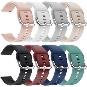 VeryFit Watch Bands, For VeryFit IDW13 IDW19 IDW16 IDW26 IDW28 Soft Silicone Smart Watch Bands Adjustable Straps Quick Release Replacement Wristbands (8-PACK,Not Fit for DR03 DR05 DR06)