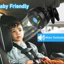 Alagoo Car Fan 6'' 12V Cool Gadgets Clip Fan for Front Rear Seat Passenger Portable Electric Air Fresh Fan with Cigarette Lighter Plug for Cars/Vehicle SUV, RV