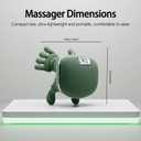 Trivaze Neck Massager with Heat Ultimate Neck and Shoulder Massager for Relaxation, Portable USB Charging, Realistic Massage Sensation, 4D Masajeador de Espalda y Cuello para Alivio de Tensin y Dolor