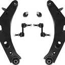Front Control Arm Suspension Kit with Ball Joints Sway Bar Link Fit for 2014-2018 Subaru Forester