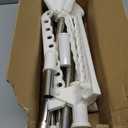 Abiglifty Rotatable and Foldable Clothes Drying Rack, Space Saving Free Standing Laundry Drying Rack for Indoor, Balcony, 1 Layer