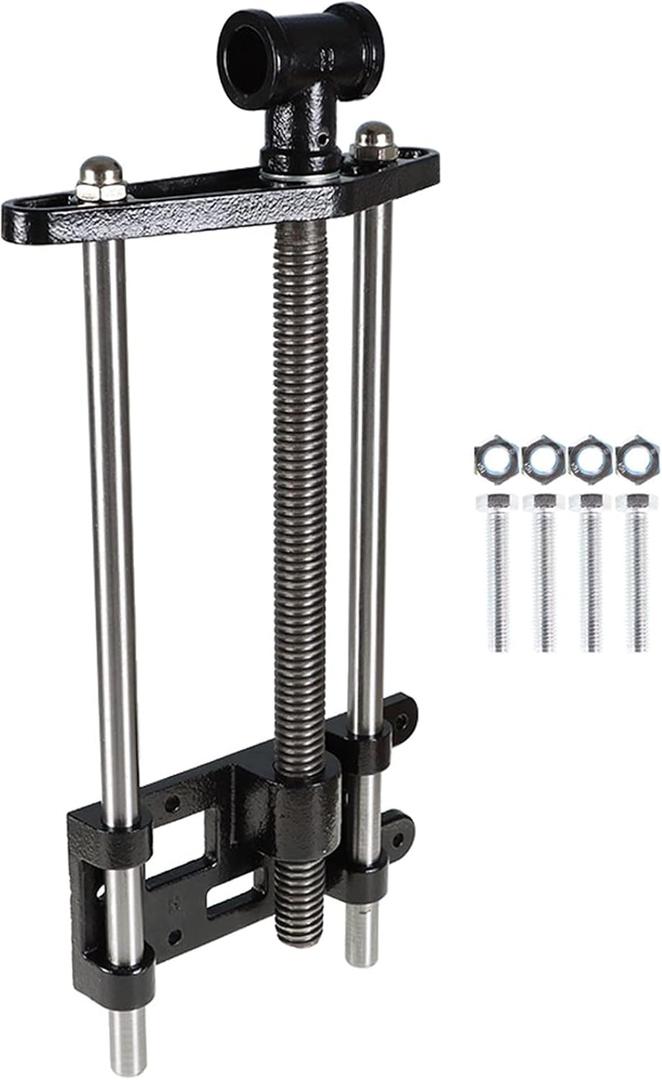 Woodworking Bench Vise 10 Inch, Heavy-Duty Steel and Cast Iron Front Screw Vise Structure Woodworking Front Vise, Easy-to-operate Workbench Vise, Durable Woodworking Vise for Home
