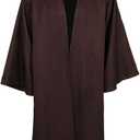 kinstell Hooded Robe Knight Suits Black Tunic Uniform Full Halloween Darth Hooded Robe Cloak Cosplay Costume (Medium, Brown)