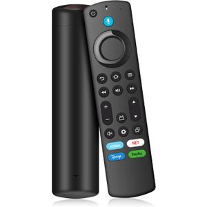 Voice Remote Replacement for All Fire-Series, TV Cube/TV Stick Remote for Fire Smart Stick,TVs Stick (HD, 4K Max, 4K, Lite), Remote for Hisense, Insignia, TCL, Omni, QLED Smart TVs