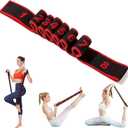 Fitness Resistance Band for Stretching and Yoga 8-Section Elastic Training Band with Numbered Markings for Pilates & Full-Body Workouts,  0.05 Ounces