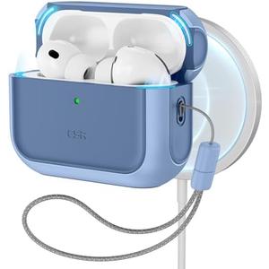 ESR for AirPods Pro 3 Case, Compatible with AirPods Pro 3rd Generation Case (2025), Compatible with MagSafe, Full Drop Protection Cover with Lanyard, Navy Blue