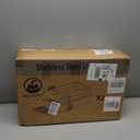 2 Pack Stainless Steel Litter Box, XL 22.9x15x 10.3 High Sided Metal Cat Litter Tray with Scoop, Filter Pedal for Anti-Splash, Odor Control, Non-Sticky, Easy to Clean (Dark Grey&Light Grey)