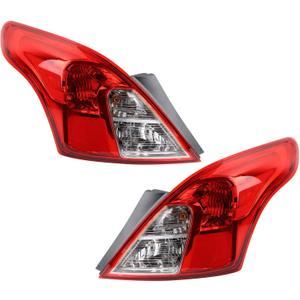 Tail Light Assembly Fit for 2012-2019 Nissan Versa Sedan Rear Lamp Left Driver and Right Passenger Side Rear Lights