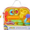 Play-Doh Starter Set 9-Piece Kit with Storage Tote & 4 Modeling Compound Cans, Arts and Crafts Toys for Kids 3 Years & Up, Preschool Toys