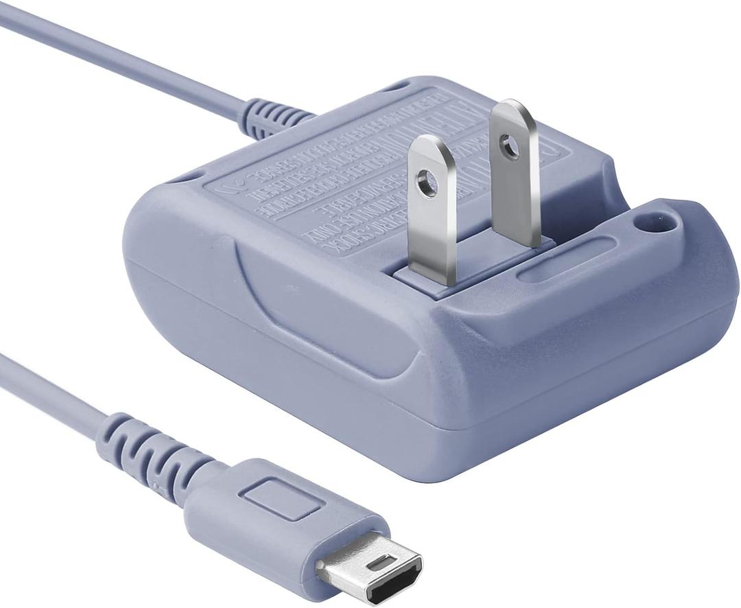 DS Lite Charger Replacement for Nintendo DS Lite, AC Adapter Wall Plug Compatible with NDSL Charger (100-240v)