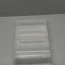 Chunful 1 Pack Acrylic Washi Tape Organizer, Clear Washi Tape Storage Holder with 4 Sliding Drawers, Desk Accessories Display Caddy Craft Box for Scrapbooking Art Craft Supplies