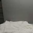 Electric Heated Blanket Full Size 72" x 84" - 5 Heat Settings & 10H Auto-Off, Microplush Flannel & Sherpa Lining, Machine Washable, Overheat Protection, Ideal Gifts for Home/Bedroom/Sofa, White