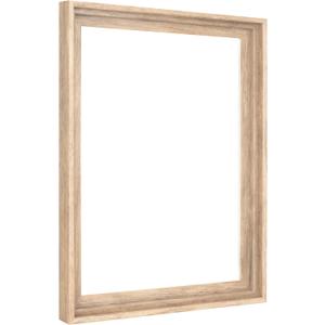 MCS Canvas Float Frames 12x16 Frame, Natural Woodgrain Finish for Finished Canvases, Vertical & Horizontal Wall Hanging Large with Adhesive for Canvas Paintings (1-Pack)