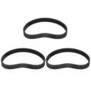 uxcell 3pcs HTD-5M Rubber Timing Belt 68 Teeth, 340mm Pitch Length x 15mm Width x 3.6mm Height, Closed Loop Pulley Timing Belt
