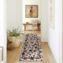Artoid Mode America Stars Memorial Day Runner Rug, 4th of July Patriotic Home Decor Low-Profile Non-Slip Washable Area Rug for Entryway Bedroom Kitchen Laundry Room Indoor 2x6 Feet
