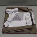 LazBlinds 100% Blackout Roller Shades, No Tools No Drill Cordless Blinds for Windows, Thermal Insulated UV Protection Privacy Window Shades for Bedroom (36''W x 72''H, Taupe)