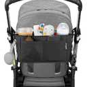 Skip Hop Universal Stroller Organizer, Grab & Go Ultra, Black
