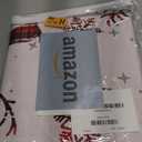 Christmas Duvet Cover King, Soft Brushed Microfiber Comforter Cover Sets, Reindeer Printed Holiday Theme Bedroom Decorative Bedding (King Size, Red Plaid Deer)