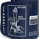 Replacement Extra Large Cuff for Omron BP Monitors 22-52CM Big Arm - Adjustable XL Blood Pressure Cuff, Includes 6 Universal Interface, Blood Pressure Monitors Large Cuff CompatibleDark Blue