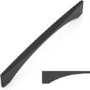 Amerdeco 10 Pack Matte Black Cabinet Pulls 6.3 Inch(160MM) Hole Centers Kitchen Cabinet Handles for Cabinets Cupboard Handles Drawer Pulls ZH0085