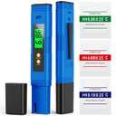 2025 All-New pH Meter for Water - High Accuracy Digital pH Tester (0.01 Precision) with UL Certification and 3 pH Calibration Powders - Ideal for Home Water, Hydroponics, Aquariums, Pools, and More