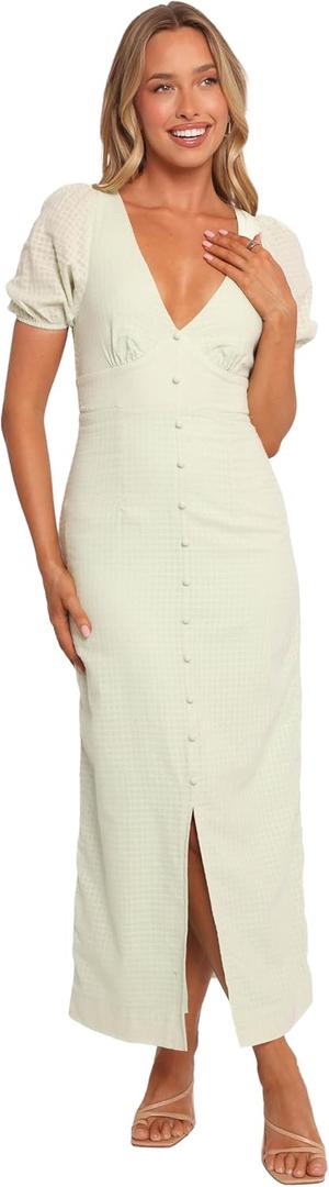 Seraphina Maxi Dress - Green 4