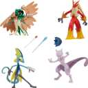 Pokemon Battle Feature Figure 4 Pack - Includes Four 4.5-Inch Battle Figures with Unique Battle Features