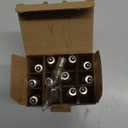 Goothy 12 Pack Christmas Flicker Flame Light Bulbs, Crystal Clear Chandelier Flickering E12 Candelabra Base Replacement Bulbs for Electric Window Candles Indoor Outdoor String Light, 1 Watt, 120 Volts