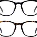 ANDWOOD Blue Light Blocking Glasses Women Men Computer Small Face Clear Bluelight Blocker Eyeglasses Frame